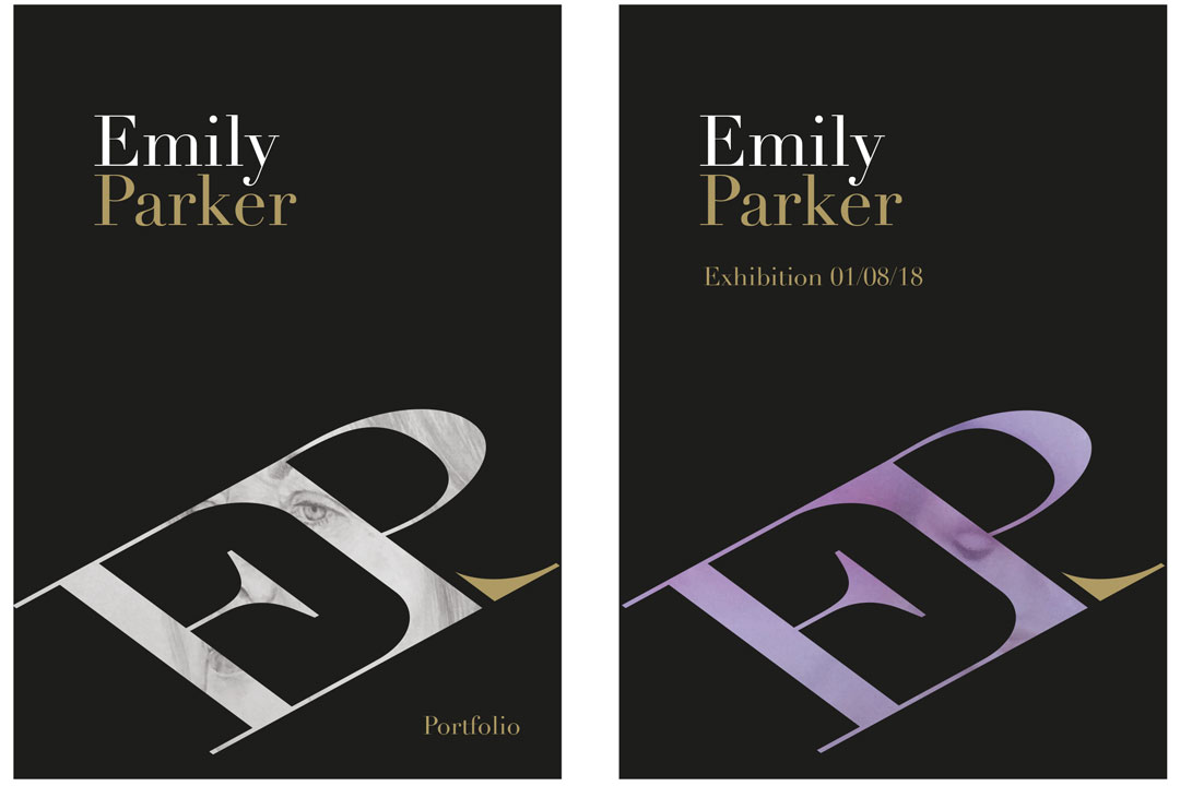 Emily Parker Portfolio and Exhibition Invite