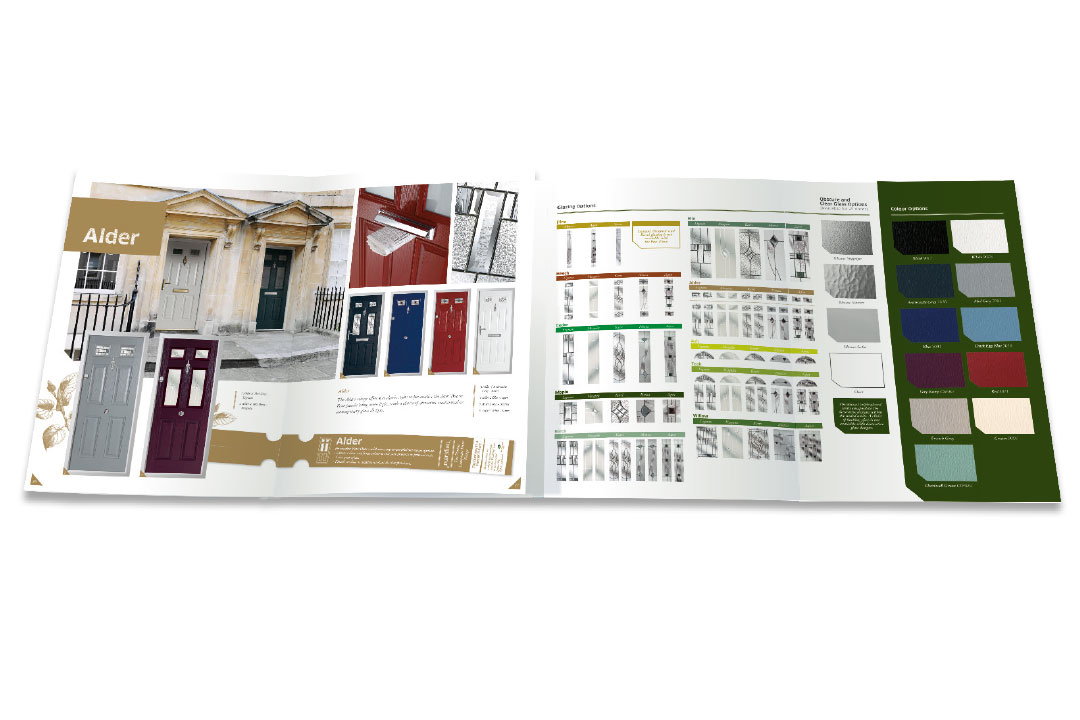 Meridain Door Brochure Spread