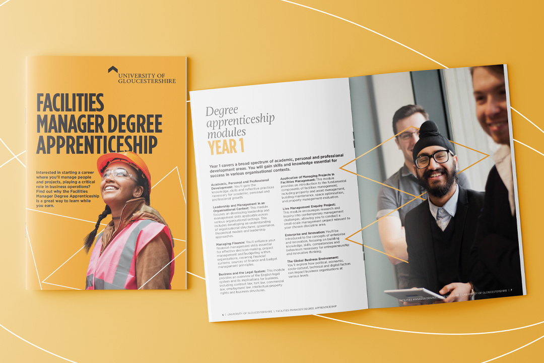 UoG Facilities Manager Degree Apprenticeship Brochure