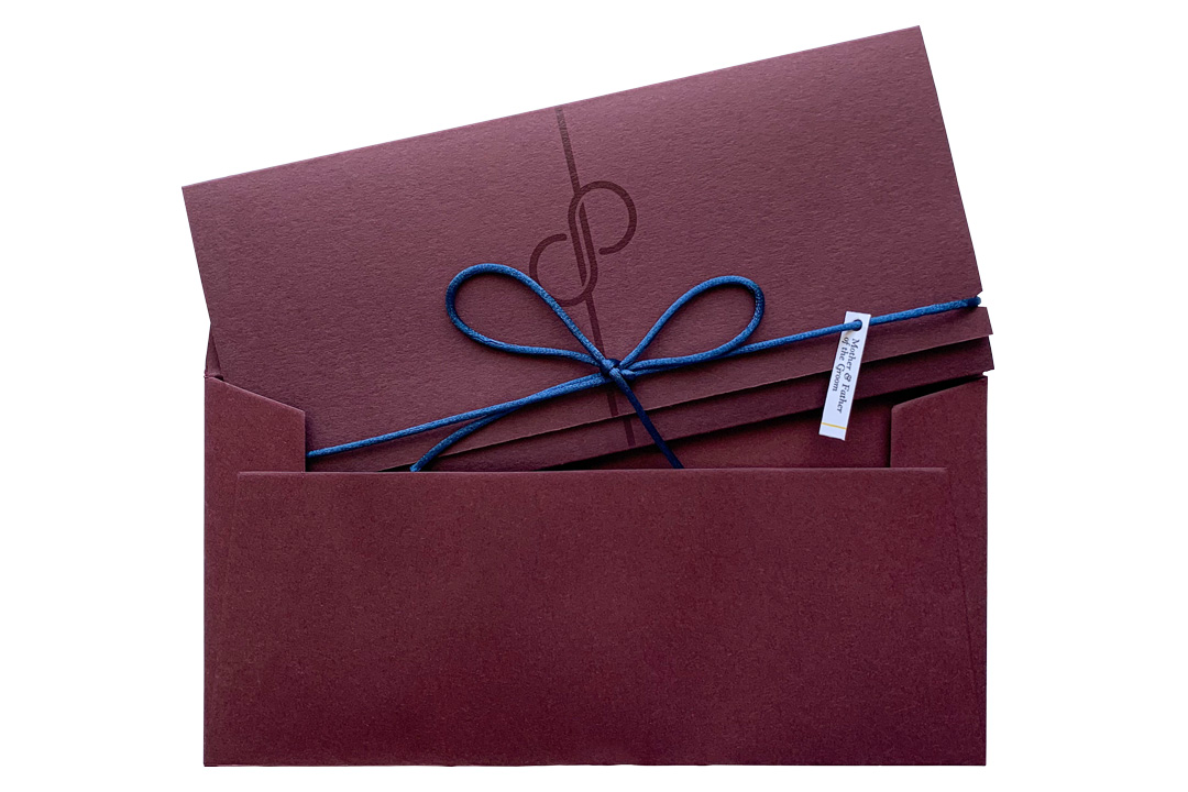 Ostle Wedding Invite Complete with envelope