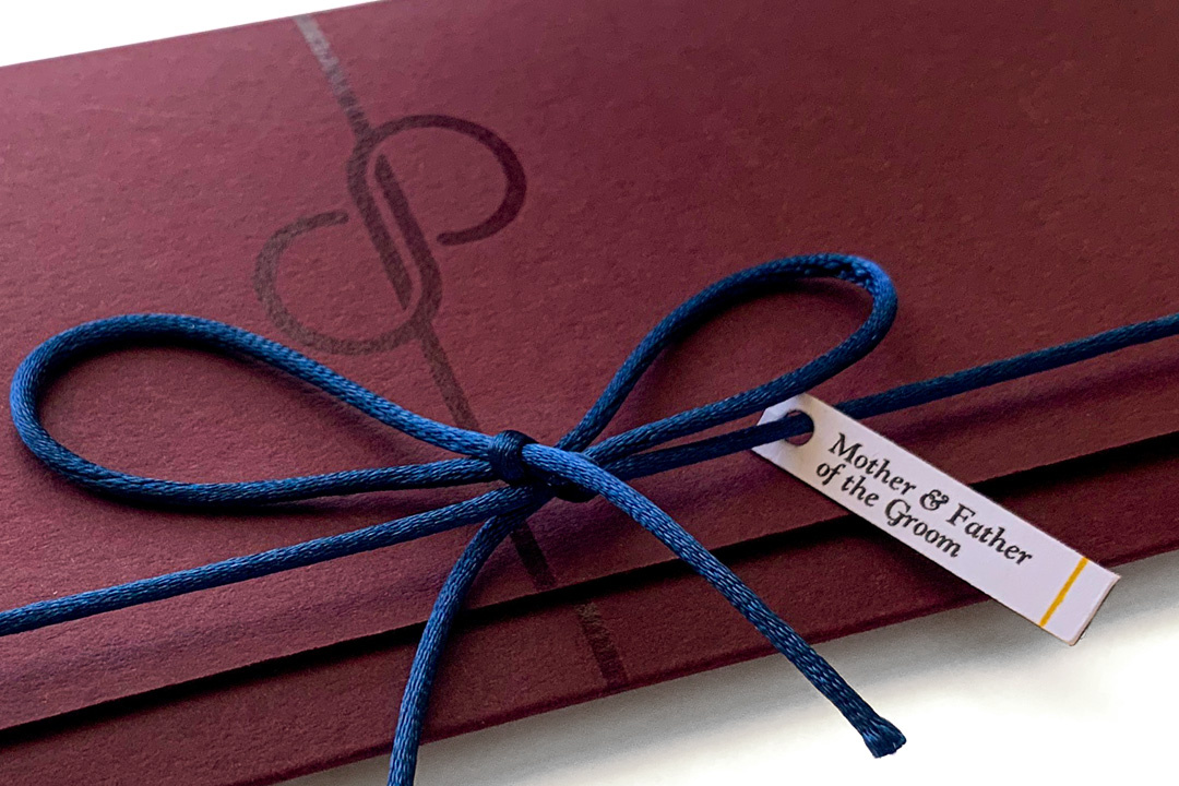 Ostle Wedding Invite Close-up