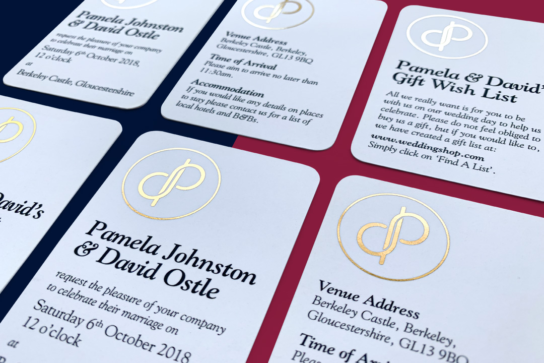 Ostle Wedding Invite Cards